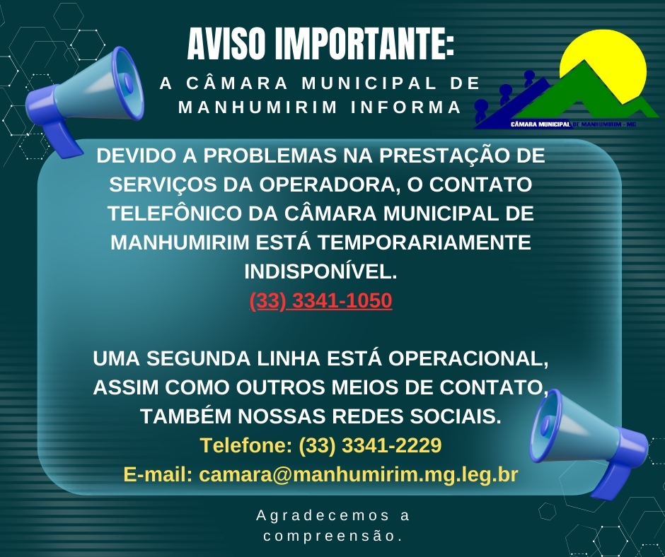 Aviso importante