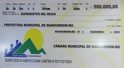 Cheque devolução 500 mil 1 dez 23