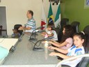 Alunos da Escola Alfredo Breder visitaram a Câmara