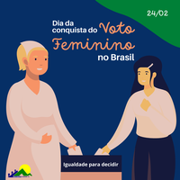 Antes de 1932, mulheres não podiam votar