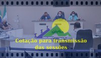 Câmara faz cotação para transmissão das sessões pela internet