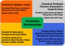 Definidos os nomes para as Comissões Permanentes