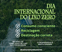 Hoje marca o dia pelo LIXO ZERO