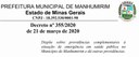 Novo decreto municipal divulgado hoje traz determinações sobre os procedimentos contra o Coronavírus