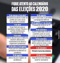 Você conhece o calendário das eleições 2020? 